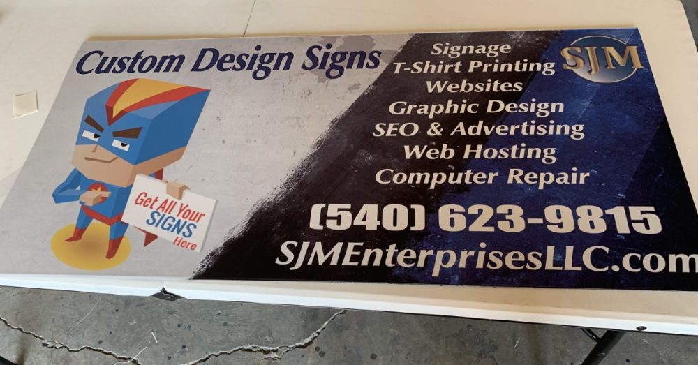 Signs banners printing