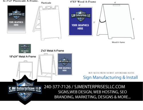 Custom Design A Frames